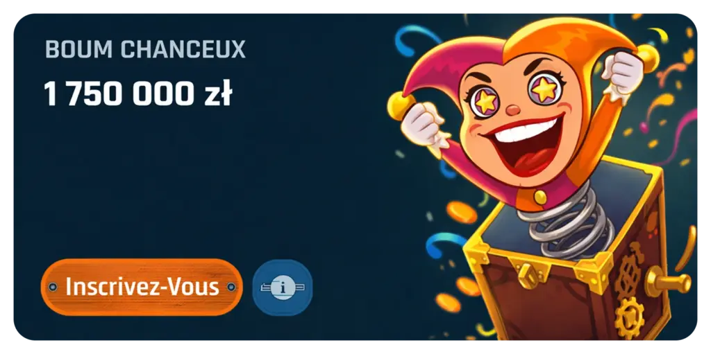 Boum chanceux avec gains jusqu’à 1 750 000 zł Ringospin casino