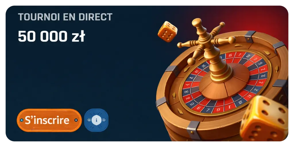 Tournoi en direct avec 50 000 zł sur Ringospin casino
